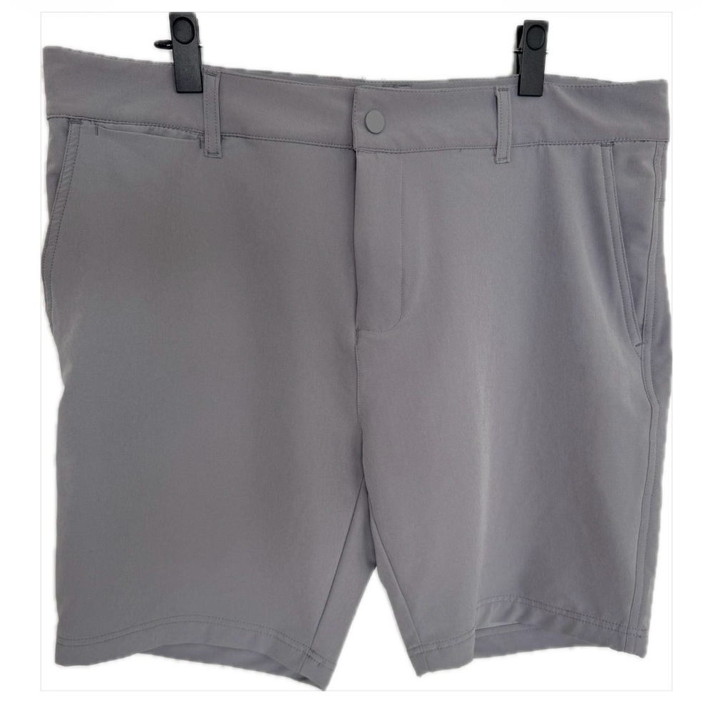 Kyodan Outdoor Men's Size 36 Gray Performance Stretch Golf Shorts UPF 50+
